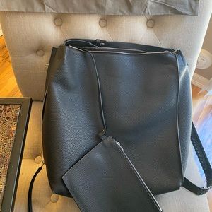 All Saints Kita leather backpack purse